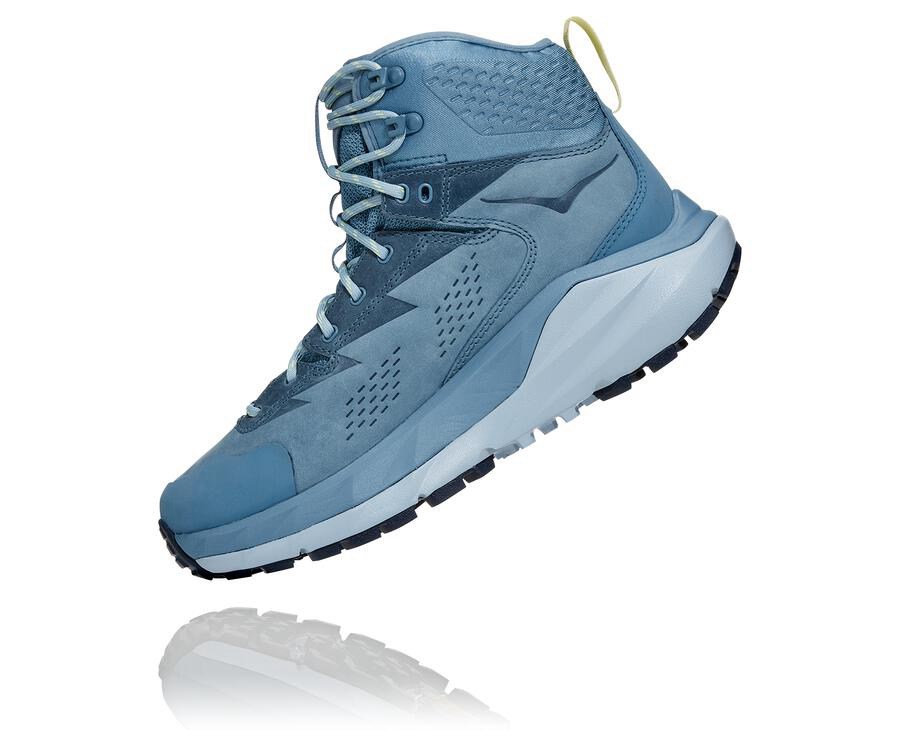 Botas De Montaña Hoka One One Mujer - Kaha Gore-Tex - Azules - DSV973581